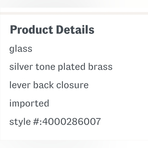 Betsey Johnson Bow Drop Pink Stone Earrings New - Picture 6 of 6